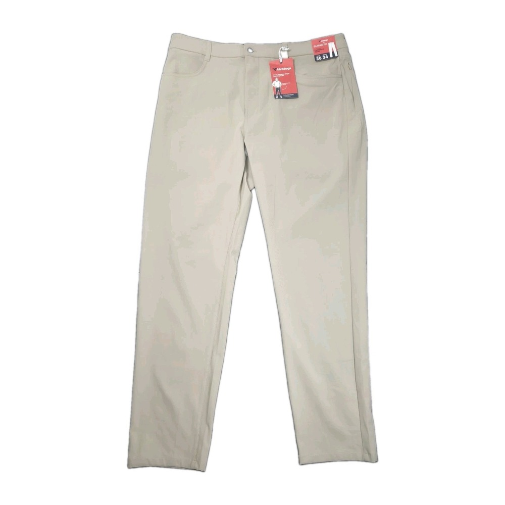 NWT Bird Dogs Classic Fit 5 Pocket Flexweave Pants Beige 36×34 Measures 38×34